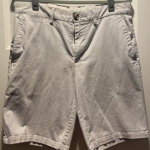 Old Navy White w/ Gray Dots Ultimate Slim Men’s Shorts Size 32